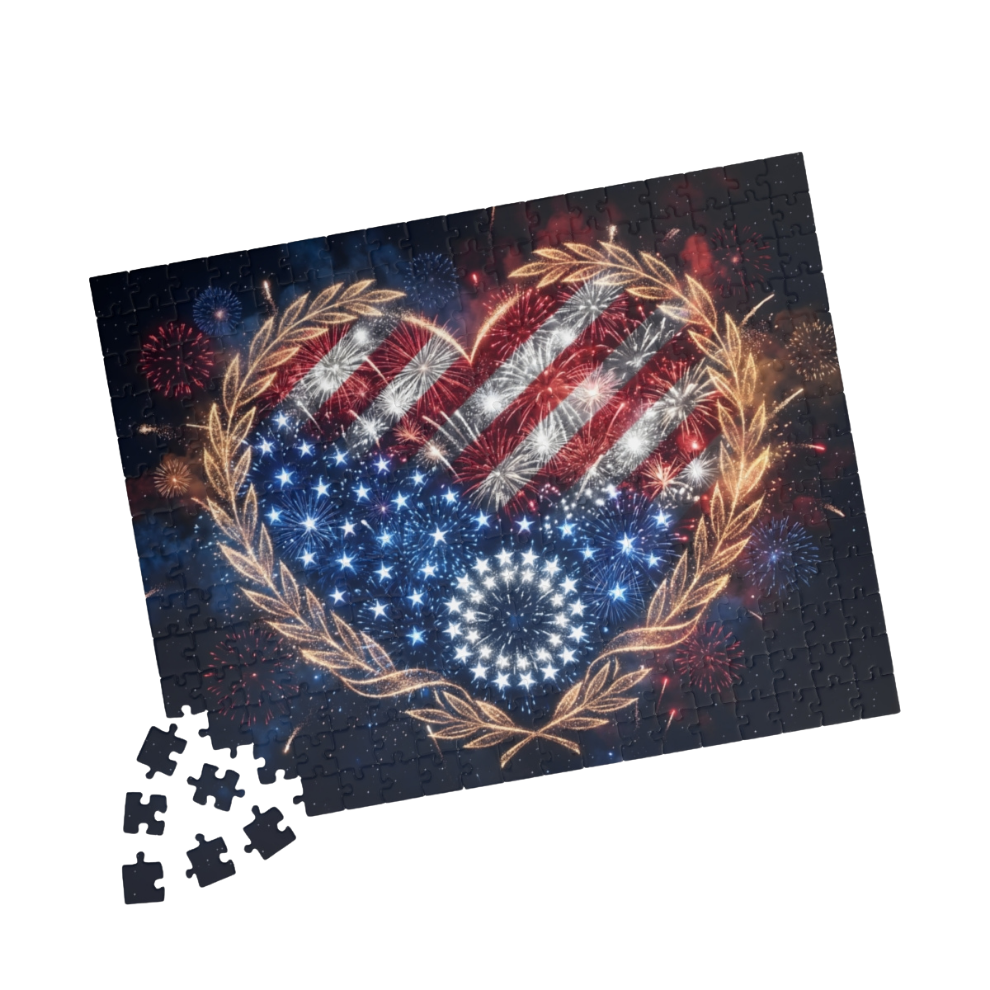 Heart of America Fireworks Jigsaw Puzzle