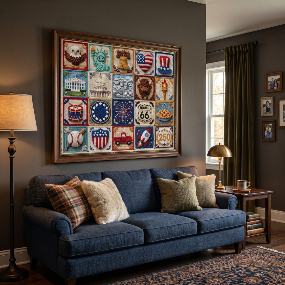 Americana Patchwork Jigsaw Puzzle