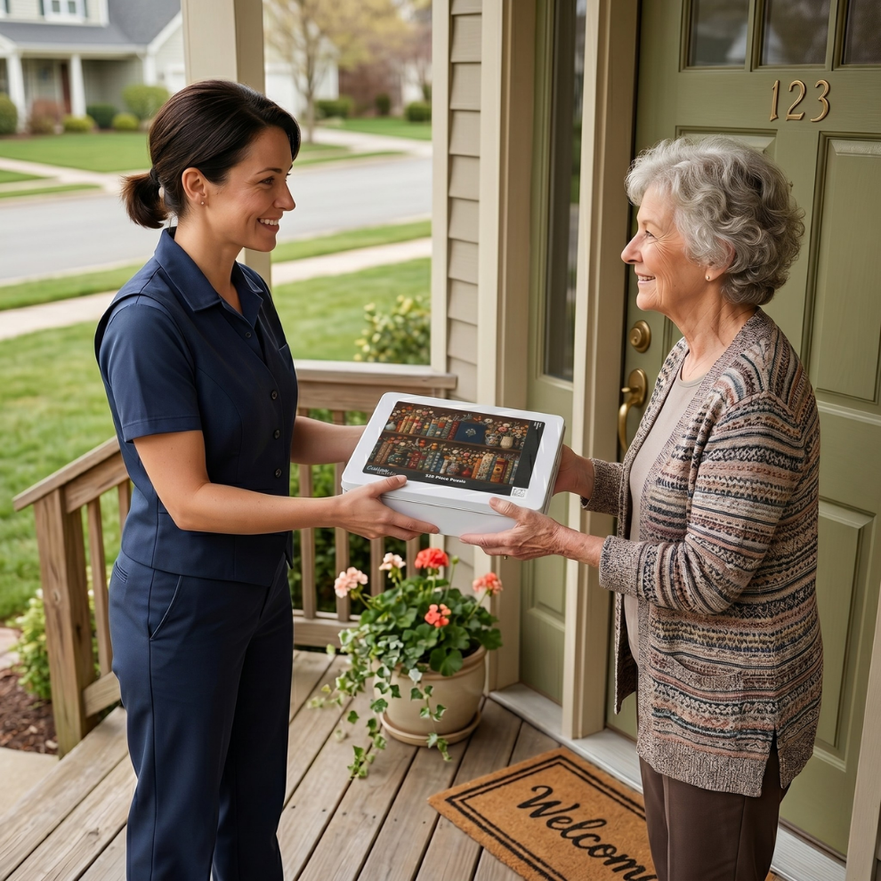 Books & Blooms Jigsaw Puzzle