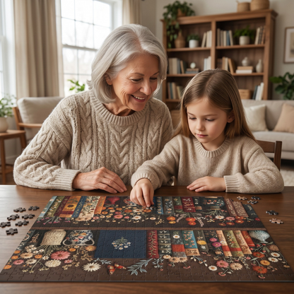 Books & Blooms Jigsaw Puzzle
