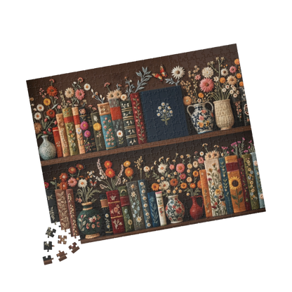 Books & Blooms Jigsaw Puzzle