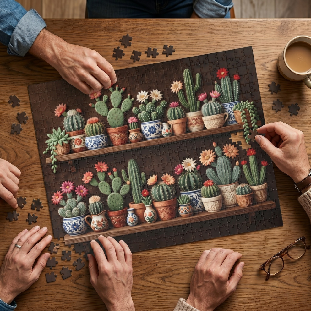 Cactus Shelf Jigsaw Puzzle