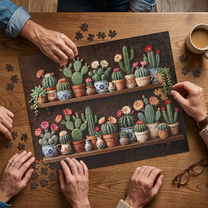Cactus Shelf Jigsaw Puzzle