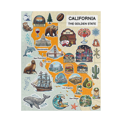 California Map Jigsaw Puzzle