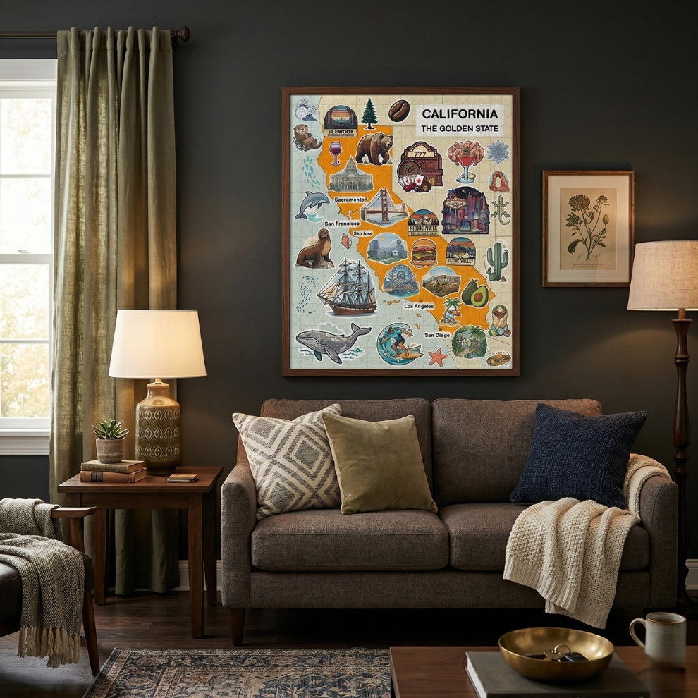 California Map Jigsaw Puzzle