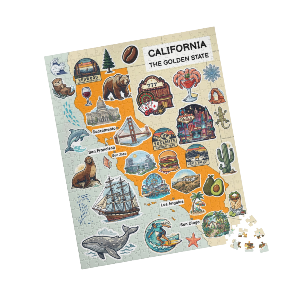 California Map Jigsaw Puzzle