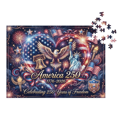 Fireworks USA 250 Anniversary Jigsaw Puzzle