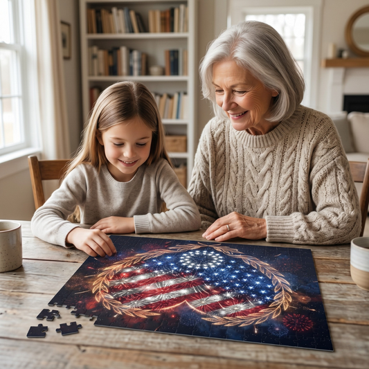 Heart of America Fireworks Jigsaw Puzzle