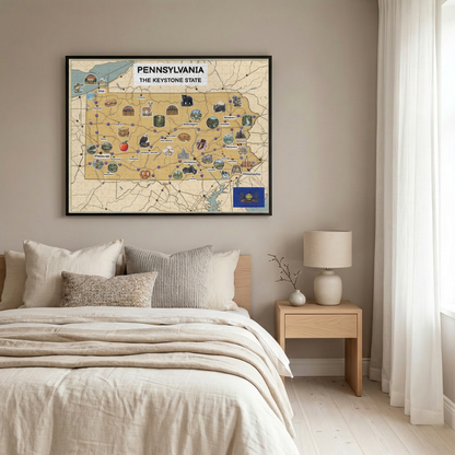 Pennsylvania Map Jigsaw Puzzle