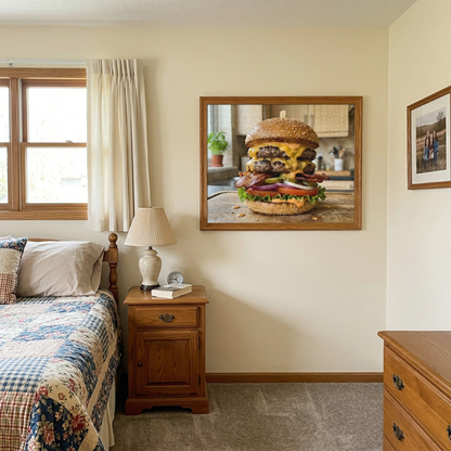 Realistic Burger Jigsaw Puzzle