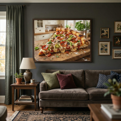 Realistic Pizza Jigsaw Puzzle
