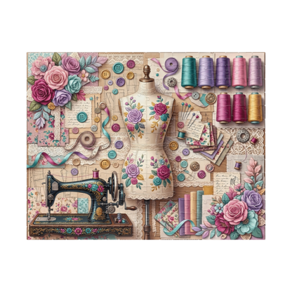 Seamstress’s Garden Jigsaw Puzzle