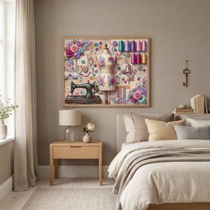 Seamstress’s Garden Jigsaw Puzzle