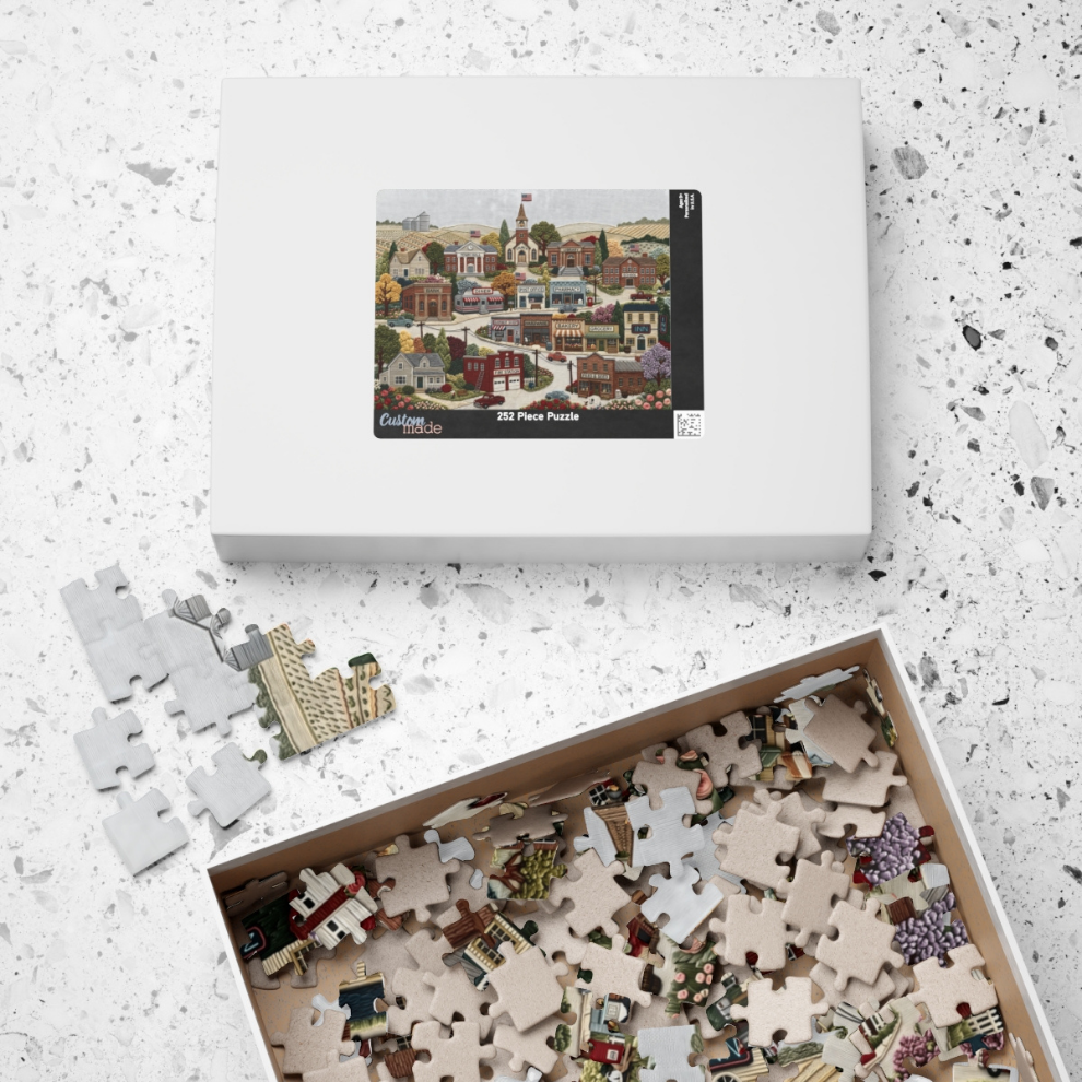 Small-Town America Jigsaw Puzzle