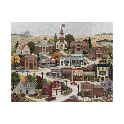 Small-Town America Jigsaw Puzzle