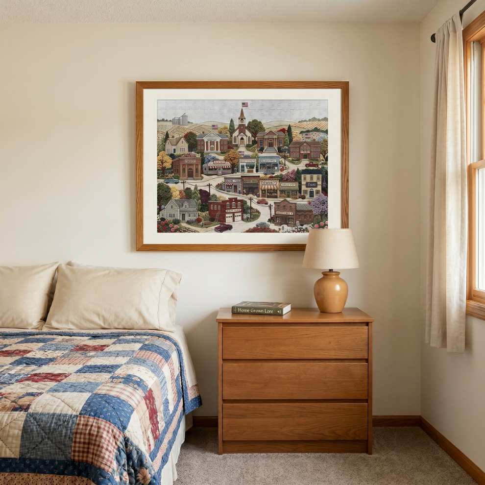 Small-Town America Jigsaw Puzzle