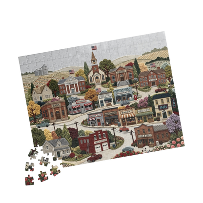 Small-Town America Jigsaw Puzzle