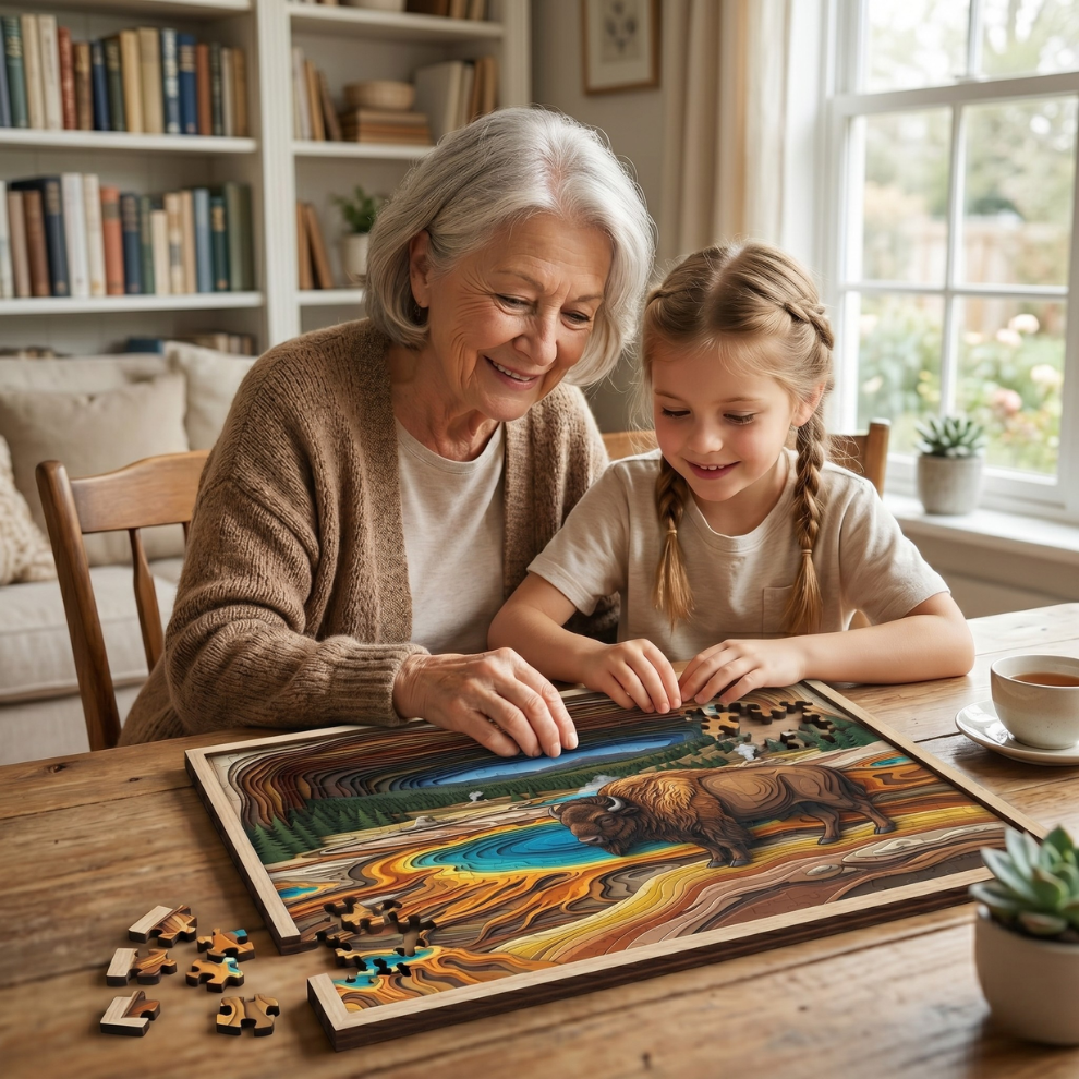 Spirit of the Bison Jigsaw Puzzle