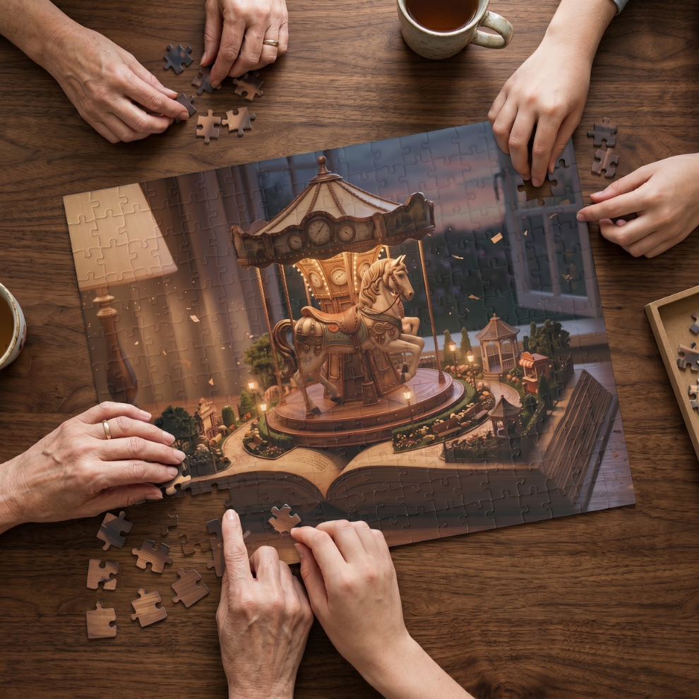 Storybook Carousel Jigsaw Puzzle