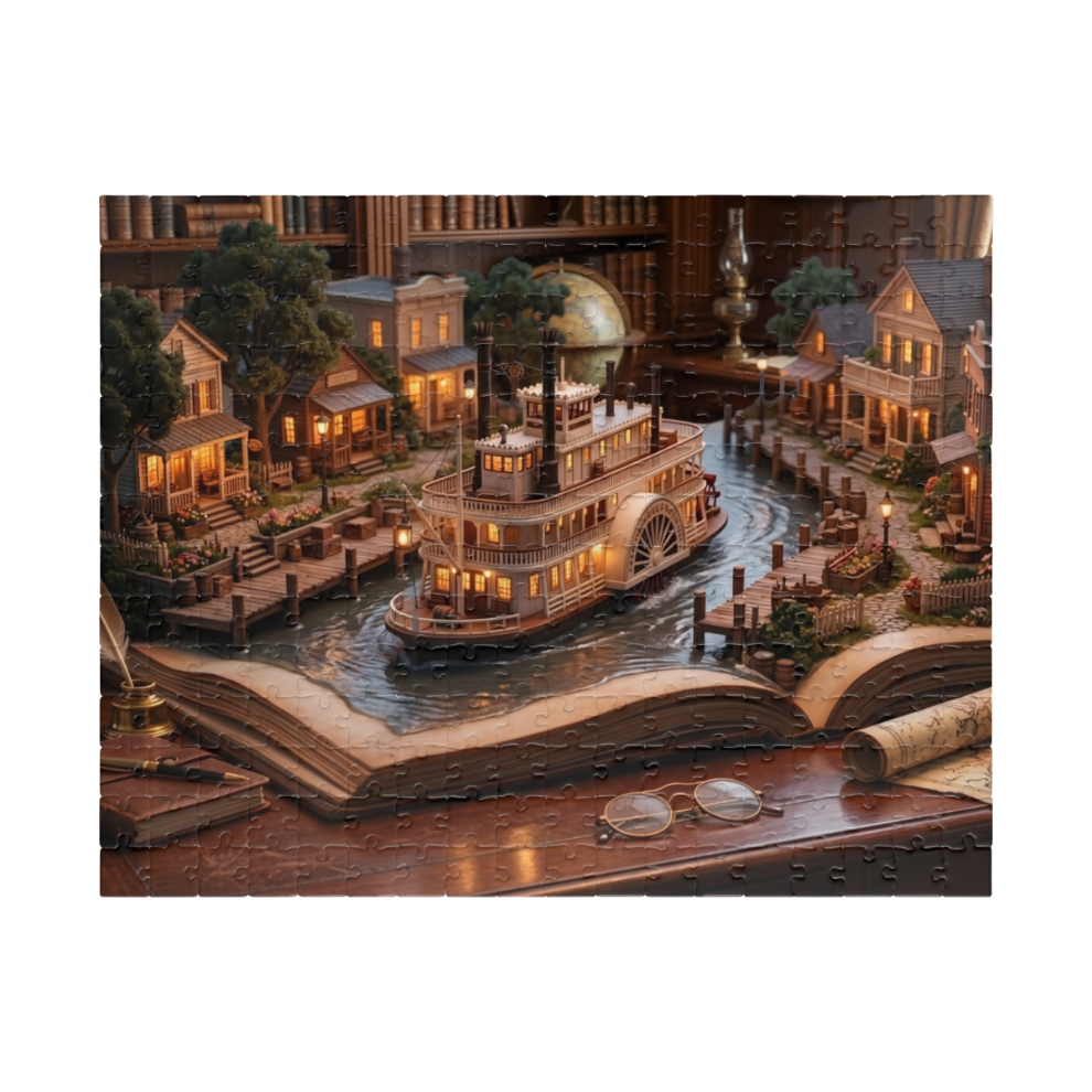 Storybook Steamboat Jigsaw Puzzle