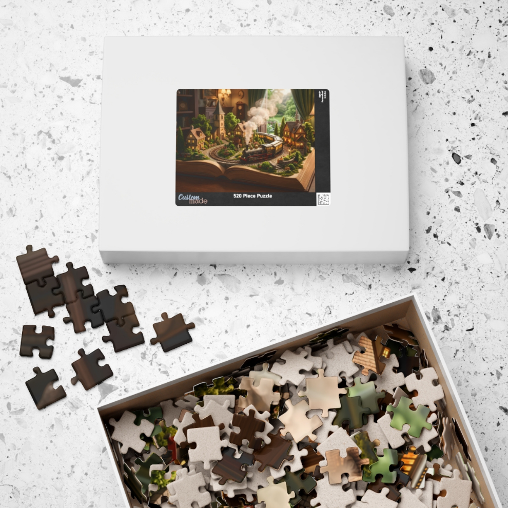 Train in the Book Jigsaw Puzzle